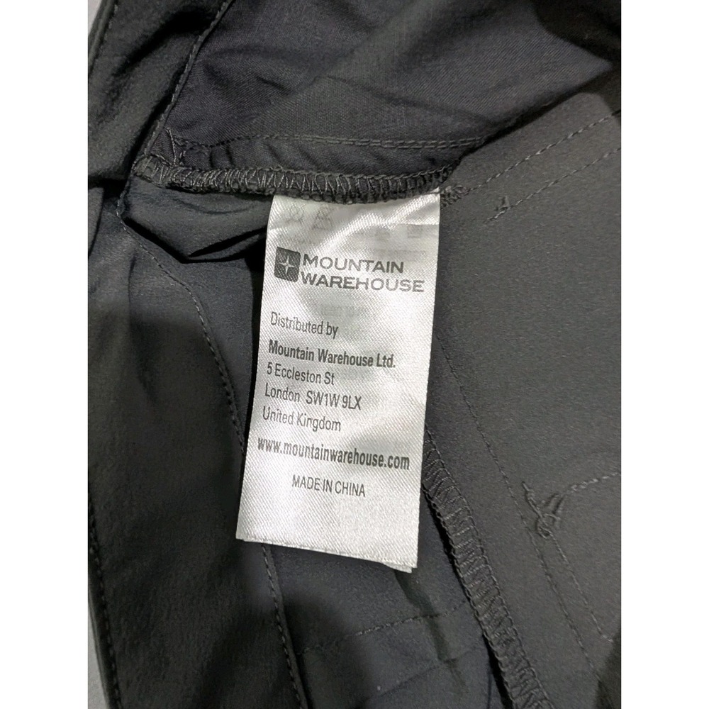 Mountain Warehouse Trek Stretch Hiking Pants Wm's12 Short Gray Outdoor Travel - Picture 8 of 12